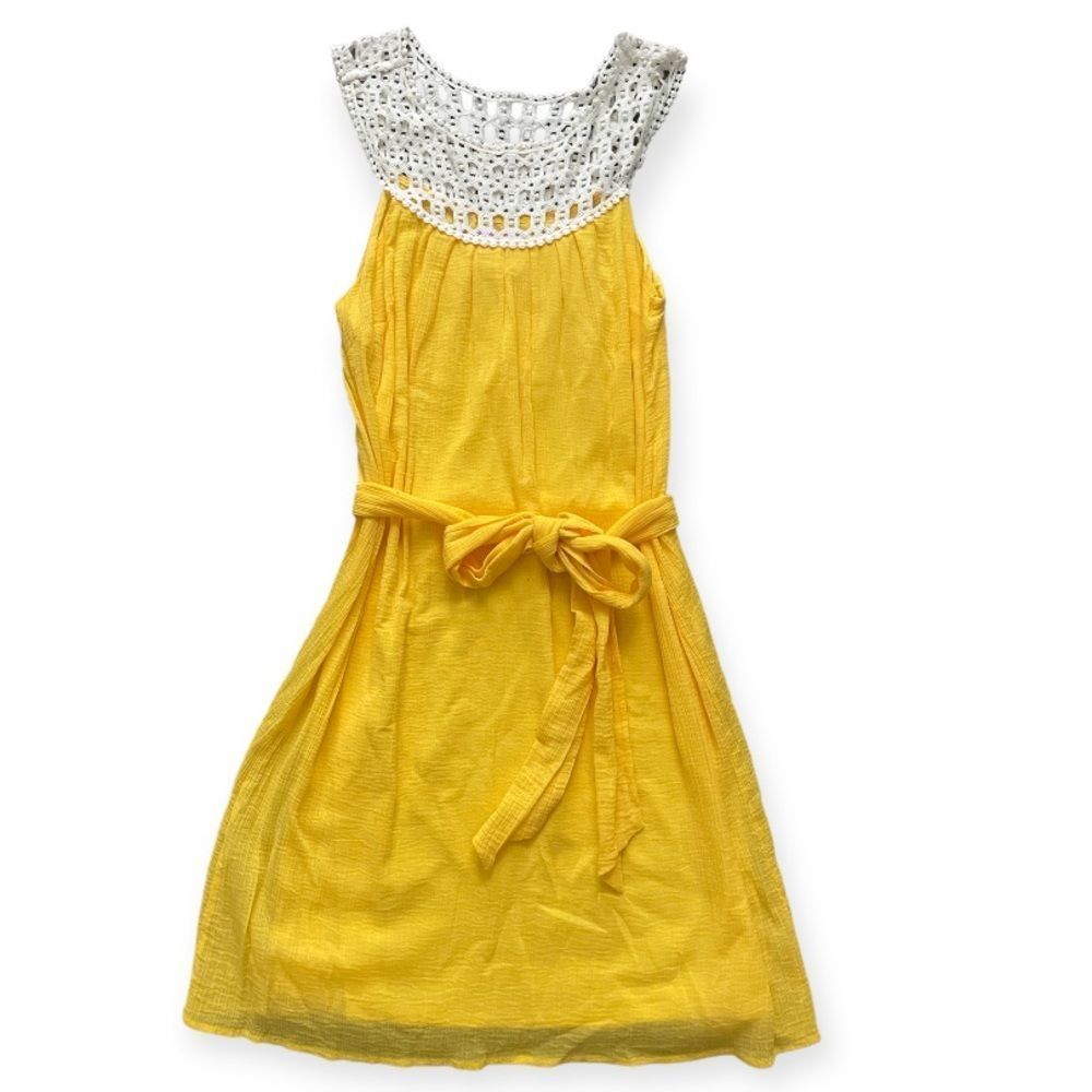 Lilly Pulitzer RARE Yellow SYDNEY Crinkle Sunshine Dress 2